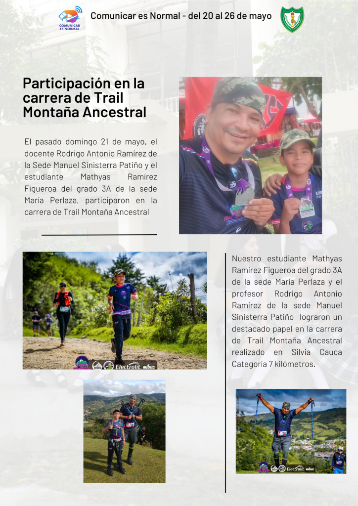 Participación en la carrera de Trail Montaña Ancestral