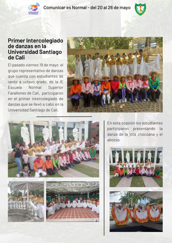 Participación Intercolegiados de Danzas